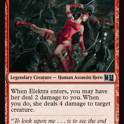 Elektra, Femme Fatale [Marvel Super Heroes Commander]
