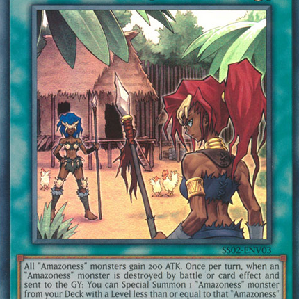 Amazoness Village [SS02-ENV03] Ultra Rare