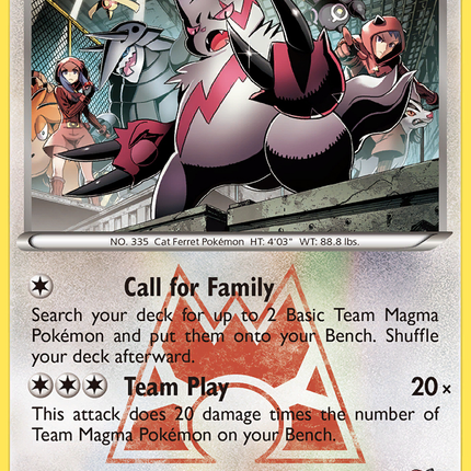 Team Magma's Zangoose (22/34) [XY: Double Crisis]