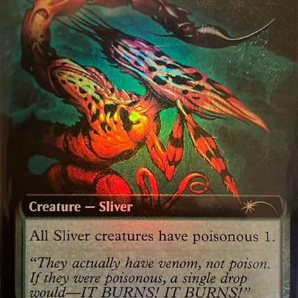 Virulent Sliver (Extended Art) [Secret Lair Drop Promos]