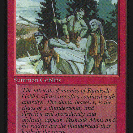 Mons's Goblin Raiders [International Collectors' Edition]