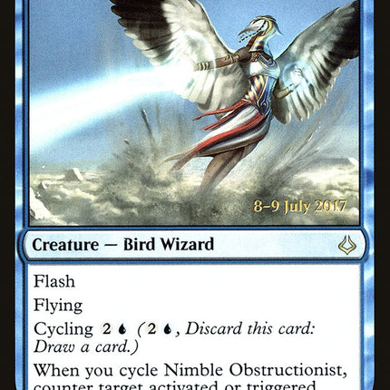 Nimble Obstructionist [Hour of Devastation Prerelease Promos]
