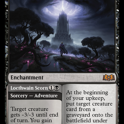 Virtue of Persistence // Locthwain Scorn [Wilds of Eldraine]