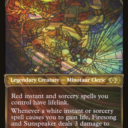 Firesong and Sunspeaker (Halo Foil) [Multiverse Legends]