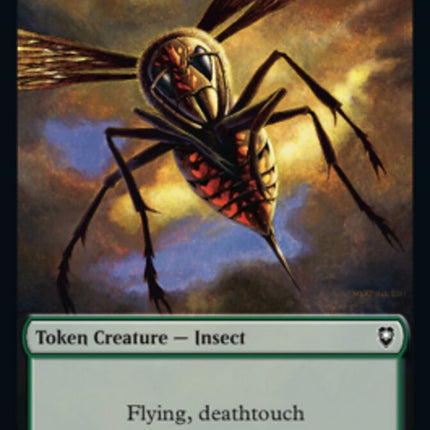 Spider // Insect Double-Sided Token [Commander Legends: Battle for Baldur's Gate Tokens]