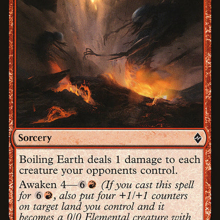 Boiling Earth [Battle for Zendikar]