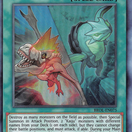 Interrupted Kaiju Slumber [BROL-EN075] Ultra Rare