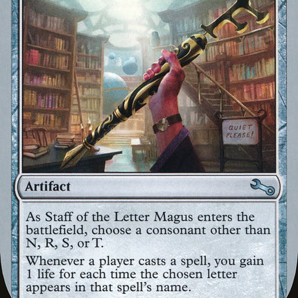 Staff of the Letter Magus [Unstable]