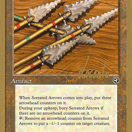Serrated Arrows (Michael Loconto) (SB) [Pro Tour Collector Set]