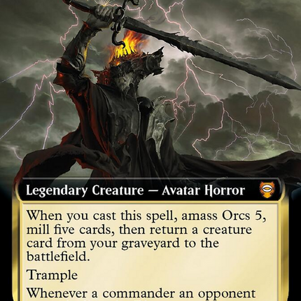 Sauron, Lord of the Rings (Extended Art) [The Lord of the Rings: Tales of Middle-Earth Commander]