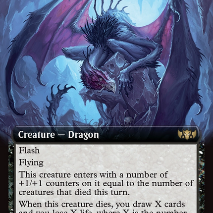 Bone Devourer (Extended Art) [Tarkir: Dragonstorm Commander]
