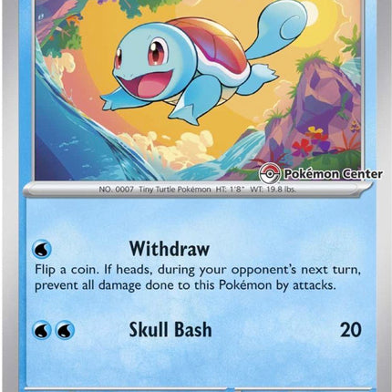 Squirtle (007/165) (Pokemon Center) [Scarlet & Violet 151]