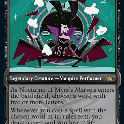 Nocturno of Myra's Marvels (Showcase) (Galaxy Foil) [Unfinity]