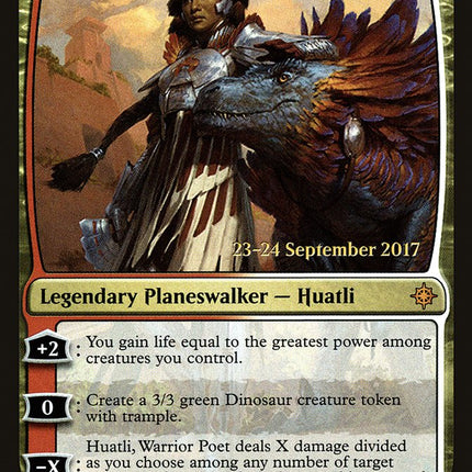 Huatli, Warrior Poet [Ixalan Prerelease Promos]
