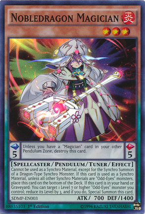 Nobledragon Magician [SDMP-EN003] Super Rare