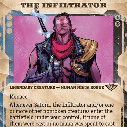 Satoru, the Infiltrator (Showcase) [Outlaws of Thunder Junction]