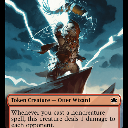 Coruscation Mage Token [Bloomburrow Tokens]