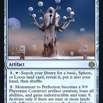 Monument to Perfection [Phyrexia: All Will Be One Prerelease Promos]