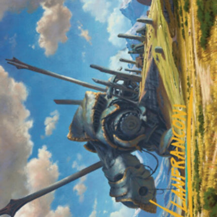 Plains Art Card 1 (Gold-Stamped Signature) [Dominaria United Art Series]