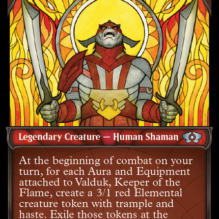 Valduk, Keeper of the Flame (Halo Foil) [Multiverse Legends]