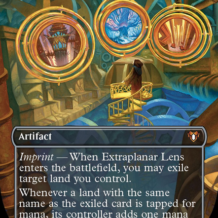Extraplanar Lens (Borderless Alternate Art) [Commander Masters]