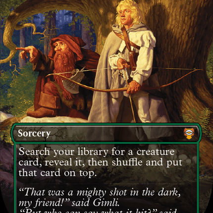 Sylvan Tutor (Borderless) [The Lord of the Rings: Tales of Middle-Earth Commander]