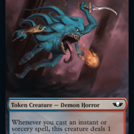 Spawn // Blue Horror Double-Sided (Surge Foil) [Warhammer 40,000 Tokens]