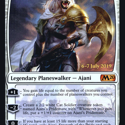 Ajani, Strength of the Pride [Core Set 2020 Prerelease Promos]