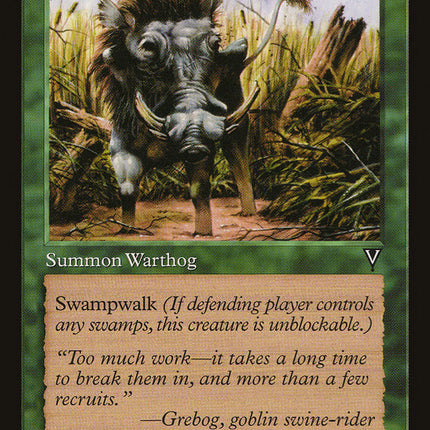 Warthog [Visions]