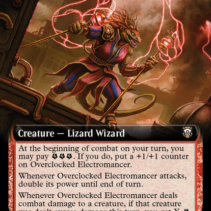Overclocked Electromancer (Extended Art) [Modern Horizons 3 Commander]