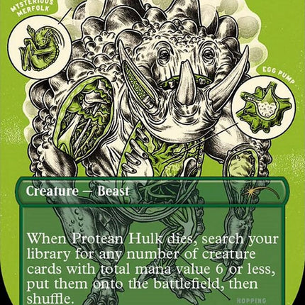 Protean Hulk (Borderless Foil Etched) [Secret Lair Drop Series]