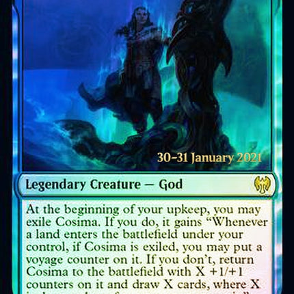 Cosima, God of the Voyage // The Omenkeel [Kaldheim Prerelease Promos]