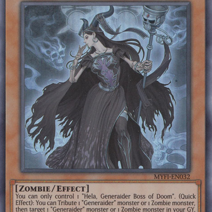 Hela, Generaider Boss of Doom [MYFI-EN032] Super Rare