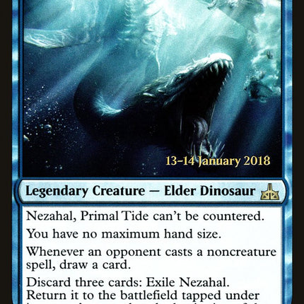 Nezahal, Primal Tide [Rivals of Ixalan Prerelease Promos]