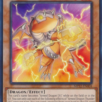 Armed Dragon Thunder LV3 [MP22-EN004] Common