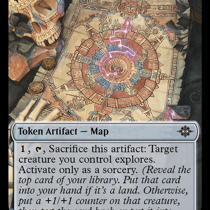Map Token [The Lost Caverns of Ixalan Tokens]