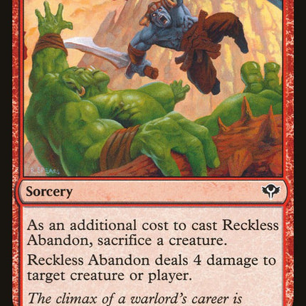 Reckless Abandon [Duel Decks: Speed vs. Cunning]