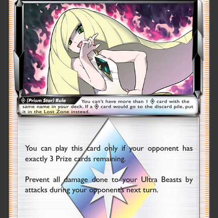 Lusamine (182/214) (Prism Star) [Sun & Moon: Lost Thunder]