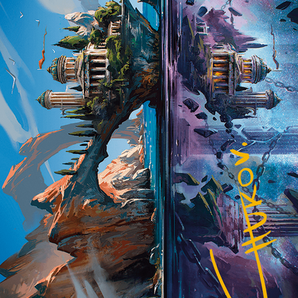 Copy Land Art Card (Gold-Stamped Signature) [Modern Horizons 3 Art Series]
