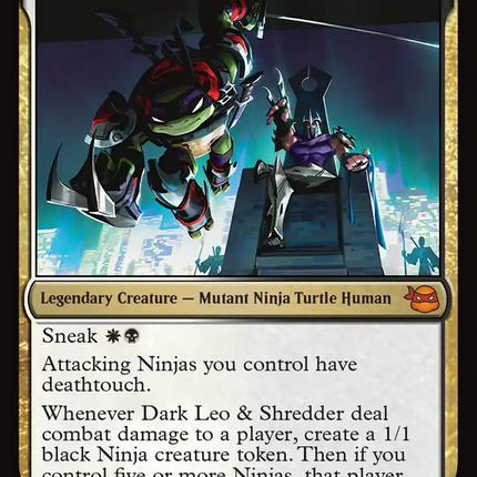 Dark Leo & Shredder [Teenage Mutant Ninja Turtles]