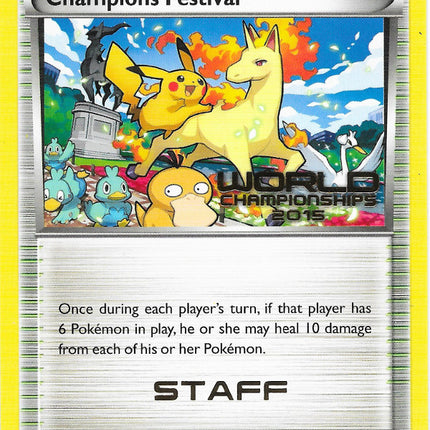 Champions Festival (XY91) (2015 Quarter Finalist) [XY: Black Star Promos]