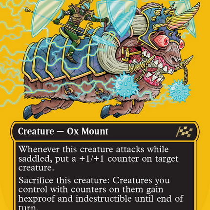 Bulwark Ox (Borderless) (First-Place Foil) [Aetherdrift]