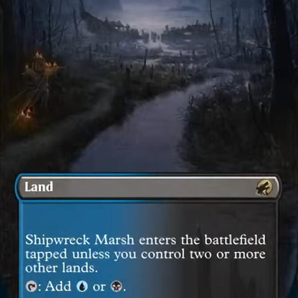 Shipwreck Marsh (Borderless Alternate Art) [Innistrad: Midnight Hunt]