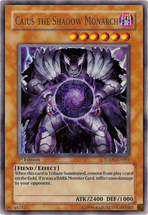 Caius the Shadow Monarch [SDDE-EN001] Ultra Rare