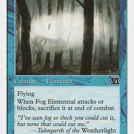 Fog Elemental [Classic Sixth Edition]