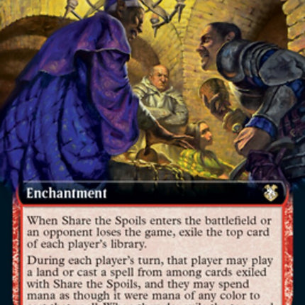 Share the Spoils (Extended Art) [Dungeons & Dragons: Adventures in the Forgotten Realms Commander]