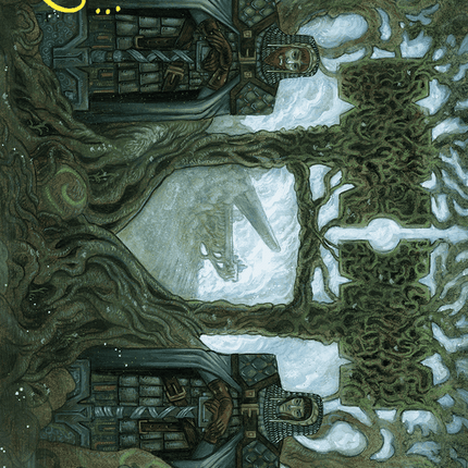 Court of Garenbrig Art Card (Gold-Stamped Signature) [Wilds of Eldraine Art Series]