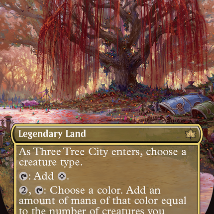 Three Tree City (Borderless) (0339) [Bloomburrow]