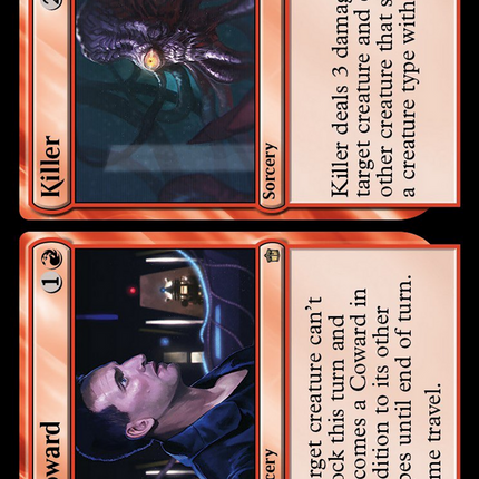 Coward // Killer (Surge Foil) [Doctor Who]