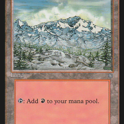 Mountain (Trees Visible / Signature on Right) [Ice Age]